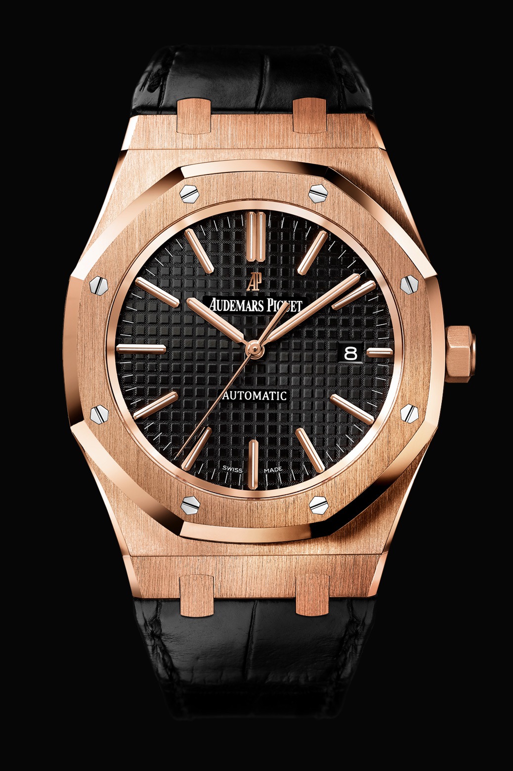 Audemars Piguet Royal Oak Automatic Pink Gold watch REF: 15400OR.OO.D002CR.01